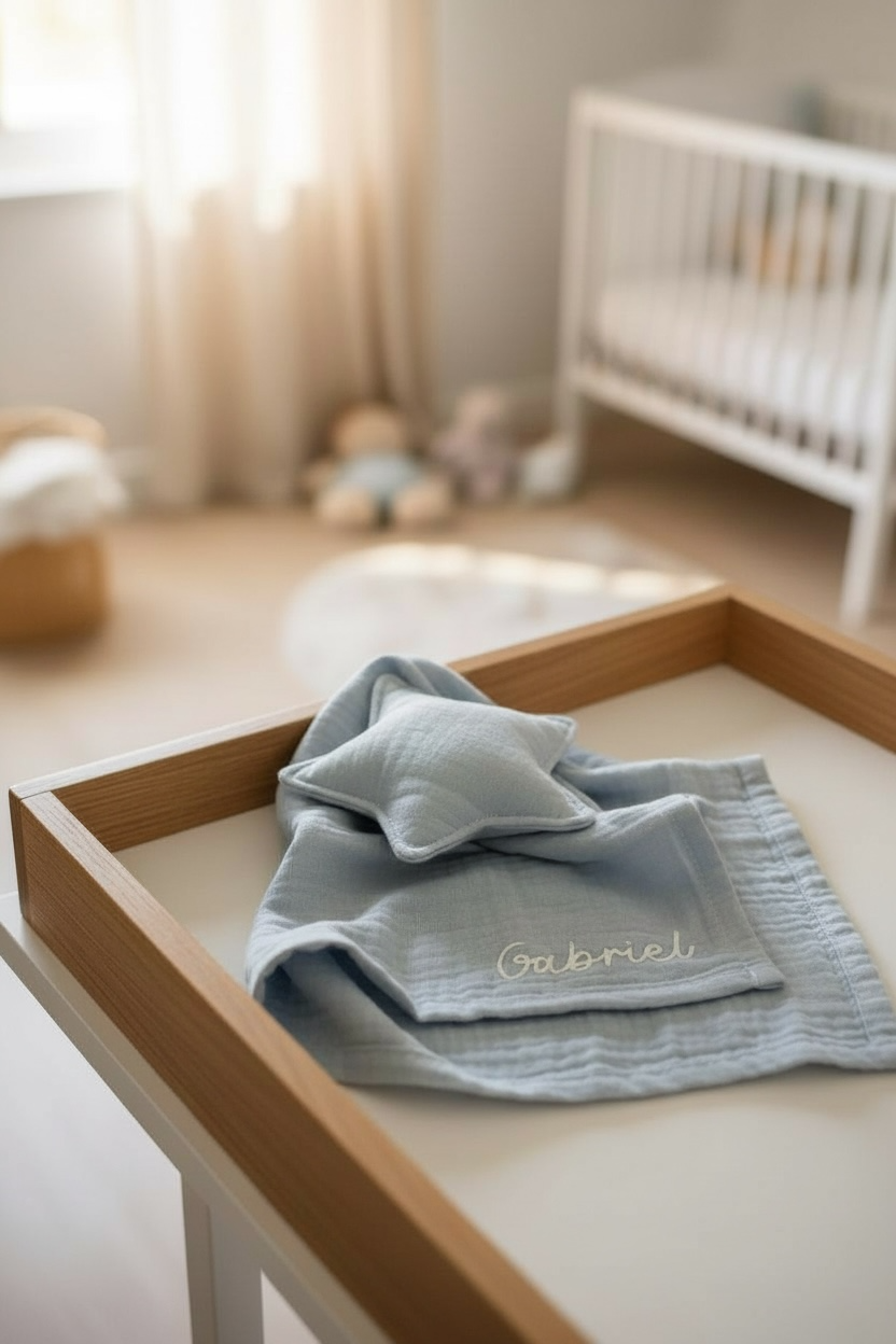 Doudou étoile – Personnalisable