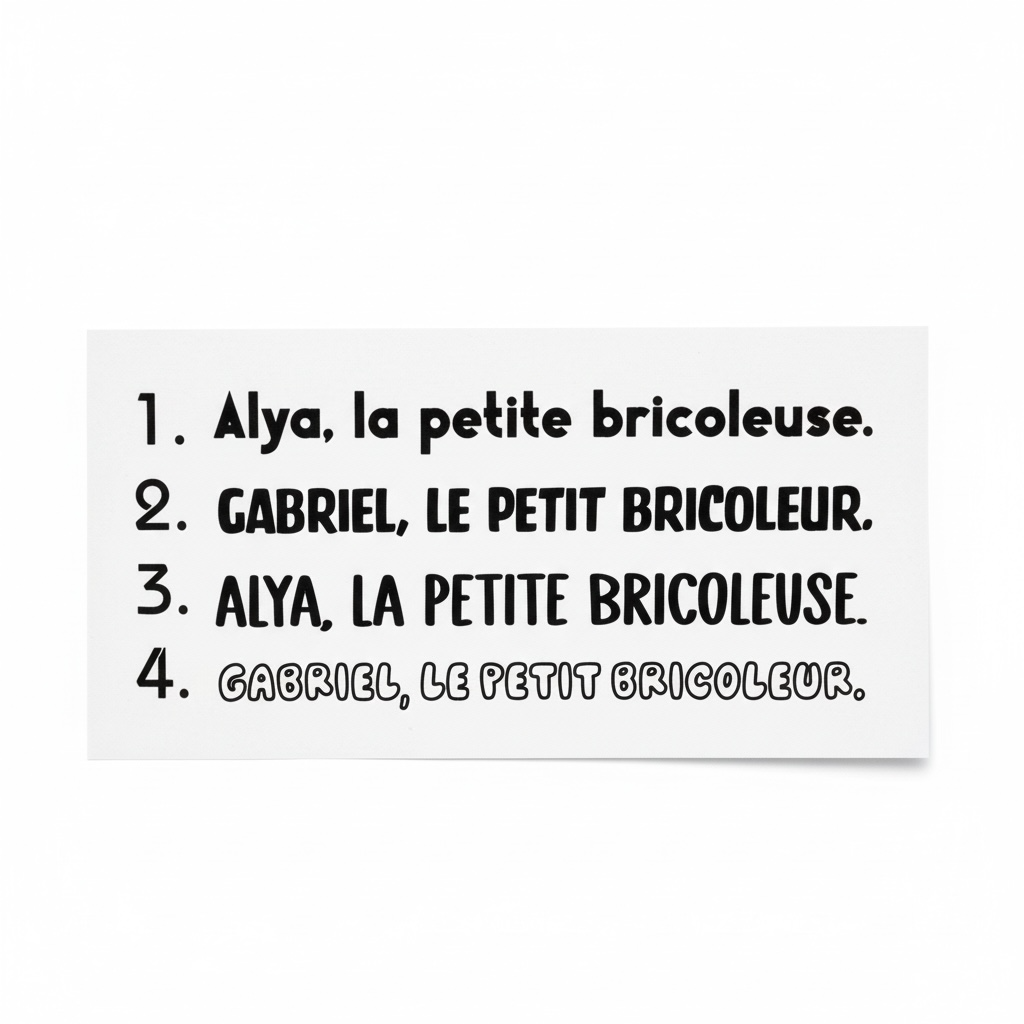 Planche à vis - Personnalisé