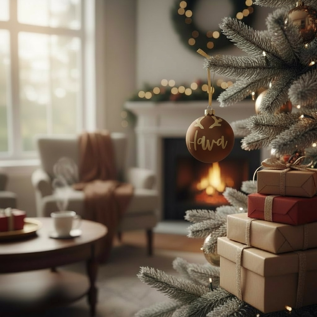 Boule de Noël personnalisée