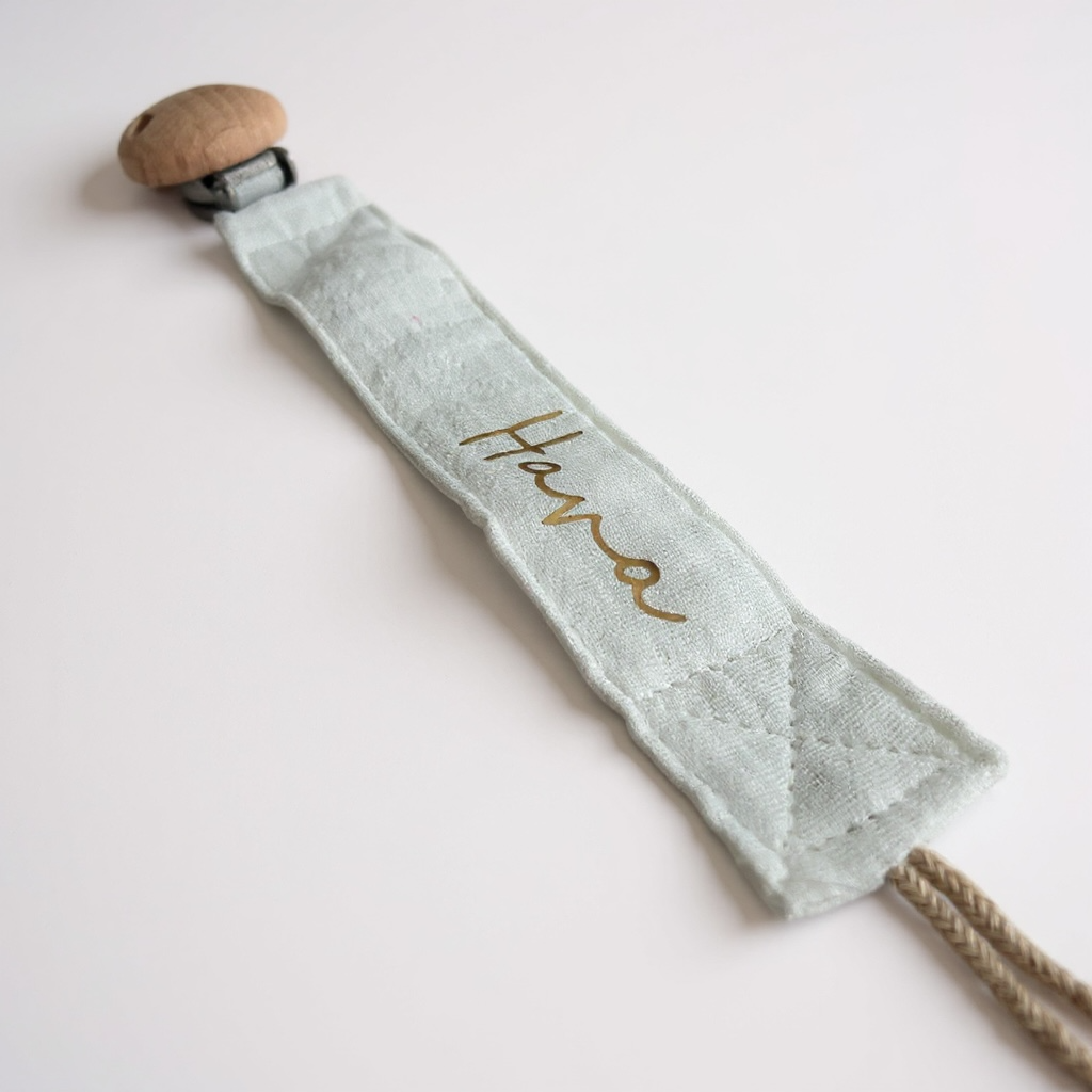 Attache tétine personnalisée